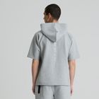 Bluza gri cu maneca scurta NOWEAR