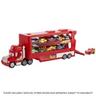 Cars, Mack Mini Racers Hauler, camion + 5 mini masini, set de joaca
