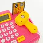 Casa de marcat cu accesorii, lumini si sunete, roz