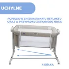 Chicco, Co-Sleeping Next2me, Magic Evo, patut atasabil, Desert Taupe