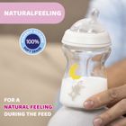 Chicco, NaturalFeeling, sticla anti-colic, debit lent, 0 luni+, 250 ml