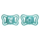 Chicco, Physioforma Light, suzeta din silicon, albastru, 16-36 m, 2 buc.