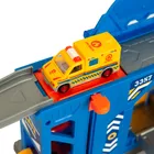 City Action, Politie si pompieri, garaj cu vehicule si walkie-talkie, lumini si sunete