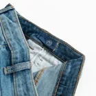 Cool Club, Blugi reglabili pentru fete, croiala flare, albastru