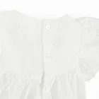 Cool Club, Body-rochie cu maneca scurta pentru fete, alb