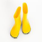 Cool Club, Cizme de cauciuc pentru baieti, galben, talpa Barefoot, imprimeu Pokemon