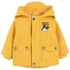 Cool Club, Geaca cu gluga pentru baieti, 3in1, galben-granit, imprimeu Mickey Mouse