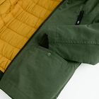 Cool Club, Geaca cu gluga pentru baieti, 3in1, verde-mustar