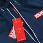 Cool Club, Geaca cu gluga pentru baieti, bleumarin, imprimeu Marvel Super Heroes