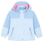 Cool Club, Geaca de ploaie cu gluga pentru fete, 3in1, Bluza polar cu fermoar, albastru