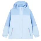 Cool Club, Geaca de ploaie cu gluga pentru fete, 3in1, Bluza polar cu fermoar, albastru