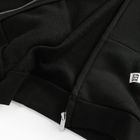 Cool Club, Hanorac cu gluga pentru fete, cu fermoar, crop top, negru