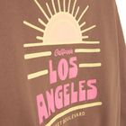 Cool Club, Hanorac cu gluga pentru fete, cu fermoar, maro