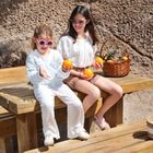 Cool Club, Pantaloni din material textil pentru fete, alb