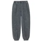 Cool Club, Pantaloni trening pentru fete, caldurosi, balloon, negru, imprimeu SmileWorld