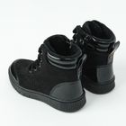 Cool Club, Pantofi pentru fete, parfumati, negru, caldurosi, brant din piele