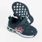 Cool Club, Pantofi sport pentru baieti, bleumarin, talpa cu leduri, imprimeu Paw Patrol