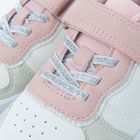 Cool Club, Pantofi sport pentru fete, alb, talpa cu leduri, imprimeu Daisy