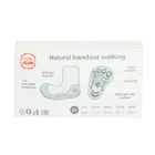 Cool Club, Papuci de casa tip soseta pentru copii, maro, talpa Barefoot