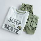 Cool Club, Pijama pentru baieti, alb-verde