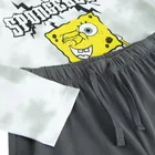 Cool Club, Pijama pentru baieti, gri, imprimeu SpongeBob