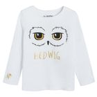 Cool Club, Pijama pentru fete, alb-gri, bleumarin, imprimeu Harry Potter, set 2 buc.