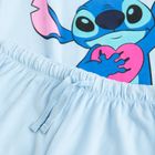 Cool Club, Pijama pentru fete, albastru, imprimeu Lilo si Stitch