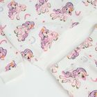 Cool Club, Pijama pentru fete, ecru, imprimeu My Little Pony
