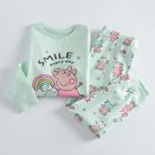 Cool Club, Pijama pentru fete, menta verde, imprimeu Peppa Pig