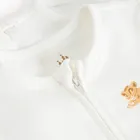 Cool Club, Pijama tip salopeta pentru baieti, alb, imprimeu Lion King, set, 2 buc.