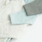 Cool Club, Pijama tip salopeta pentru baieti, gri, albastru, set, 3 buc.