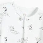 Cool Club, Pijama tip salopeta pentru bebelusi, mix, imprimeu 101 Dalmatieni, set, 2 buc.