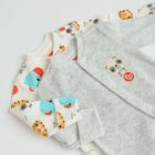Cool Club, Pijama tip salopeta pentru bebelusi, velur, mix, imprimeu Fisher-Price, set, 2 buc.