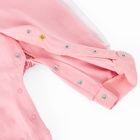 Cool Club, Pijama tip salopeta pentru fete, roz, set, 2 buc.