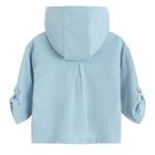 Cool Club, Pulover cu gluga pentru baieti, cu nasturi, albastru