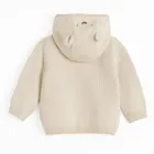 Cool Club, Pulover cu gluga pentru baieti, cu nasturi, bej