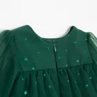 Cool Club, Rochie cu maneca lunga pentru fete, verde inchis