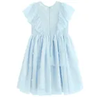 Cool Club, Rochie cu maneca scurta pentru fete, albastru