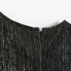 Cool Club, Rochie cu maneca scurta pentru fete, negru