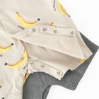 Cool Club, Salopeta rompers pentru baieti, mix, set, 2 buc.
