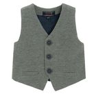 Cool Club, Set pentru baieti, Body cu maneca lunga, Vesta, Pantaloni din textil, mix