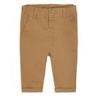 Cool Club, Set pentru baieti, Body cu maneca scurta, Pantaloni din textil, bluemarin-maro