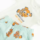 Cool Club, Set pentru baieti, Body cu maneca scurta, Pantaloni scurti, mix, imprimeu Nemo