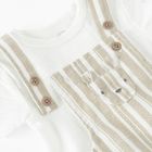 Cool Club, Set pentru baieti, Body cu maneca scurta, Salopeta scurta, bloomers, mix