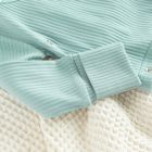 Cool Club, Set pentru bebelusi, Body cu maneca lunga, Pantaloni fara botosei, bumbac organic, turcoaz