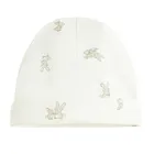 Cool Club, Set pentru bebelusi, Body cu maneca lunga, Pijama tip salopeta, Pantaloni cu botosei, Caciula, alb