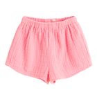 Cool Club, Set pentru fete, Bluza cu maneca scurta, Pantaloni scurti, muselina, roz