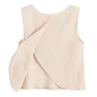 Cool Club, Set pentru fete, Bluza fara maneci, Pantaloni din textil, bej