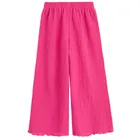 Cool Club, Set pentru fete, Bluza fara maneci, Pantaloni din textil, wide, roz