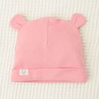 Cool Club, Set pentru fete, Body cu maneca lunga, Pantaloni cu botosei, Caciula, roz-alb, imprimeu Winnie the Pooh